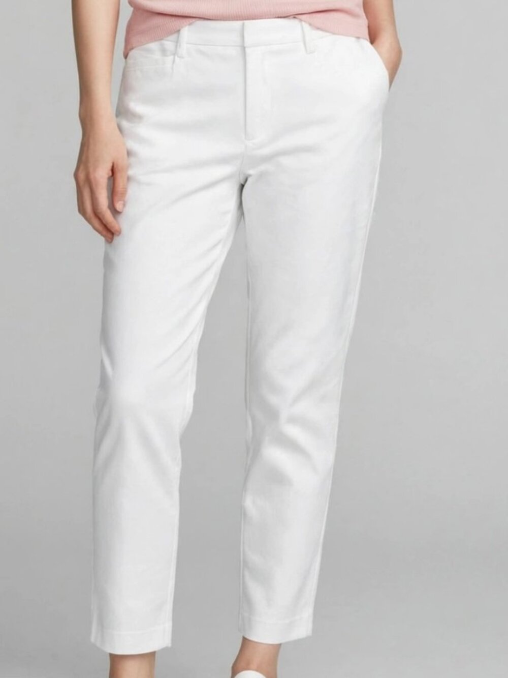 Roz & Alii Womens 16 Mid Rise Stretch Ankle  Pants w/ 26" inseam